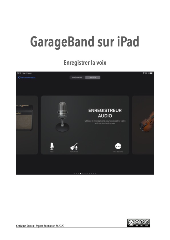 GarageBand sur iPad_Enregistrer la voix